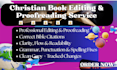 christian book editing and proofreading services for authors