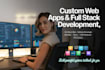 develop custom web apps crm pos dashboards with full stack development