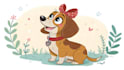 pet portrait into cute disney style