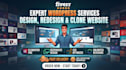 design , redesign, copy clone wordpress website with elementor pro