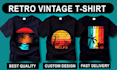 do retro vintage t shirt design