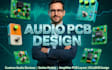 design audio device pcb, schematics, guitar pedal effect with gerber files