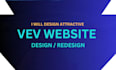 design or redesign a professional vev website