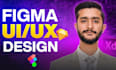 create modern website UI UX design in figma