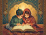 make islamic muslim illustration for children book and other