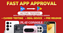 provide you 12 to 20 testers for closed testing
