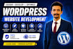 build a modern wordpress elementor website or woocommerce store