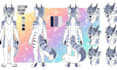furry reference sheet design furry art fursona fursuit reference sheet