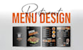 design an editable restaurant menu branding optimized for print and digital
