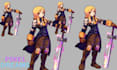 do pixel art illustration, 8 bit art, pixel art animation