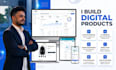 do custom website development as full stack developer