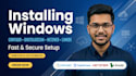 install windows os on linux vps, server contabo digital ocean etc