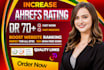 increase domain rating ahrefs DR 70 increase ahrefs dr ur