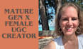 be your mature female ugc video creator for social media