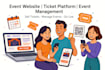 build event website, event ticket website, event management website, eventbrite
