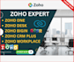 zoho one zoho desk zoho CRM plus, zoho bigin zoho workplace zoho expert