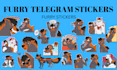 create custom furry telegram and discord sticker packs, emotes, and nsfw sets