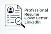 write a professional, ats optimized resume, cover letter, and linkedin profile
