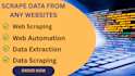 python web scraping,data scraping and data mining