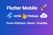 flutter applications powered by ml,  firebase and custom apis