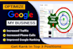 optimize gmb listing for local SEO google maps ranking