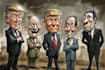 design political cartoons illustration