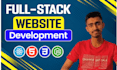 build full stack websites , frontend website