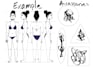 make digital character design sheets