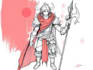 sketch fantasy character concept art
