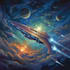 make a sci fi spaceship art