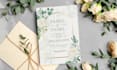 design an elegant wedding invitation card