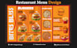 design professional digital menu board ,editable menu