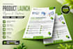 design product launch flyers or promotional posters