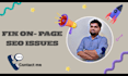 fix your website on page SEO optimisation issues
