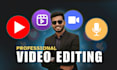 do professional video editing