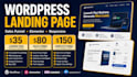 create wordpress landing page and sales funnel and elementor landing page
