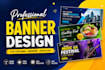 design professional banners and print item services