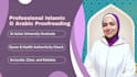 proofread and edit islamic and arabic content with accuracy