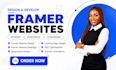 framer website design framer website develop framer website landing page in 48hr