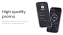 create a professional app UI promo video