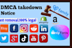 send dmca takedown notice remove copyright infringement