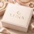create minimal feminine luxury jewelry logo