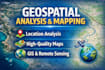 do geospatial analysis and mapping