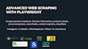 scrape dynamic websites using python with playwright and selenium