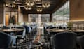 visualize 3d sleek restaurant interior,cafe dinner,lobby space,3ds max rendering