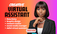 be creative virtual assistant executive long term VA adhd personal VA christain