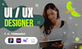 design modern and user friendly UI UX for web and mobile app
