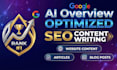 write an SEO article to appear in google ai overview