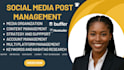 schedule post on social media with buffer hootsuite metricool loomly manager