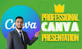 design professional presentation using canva